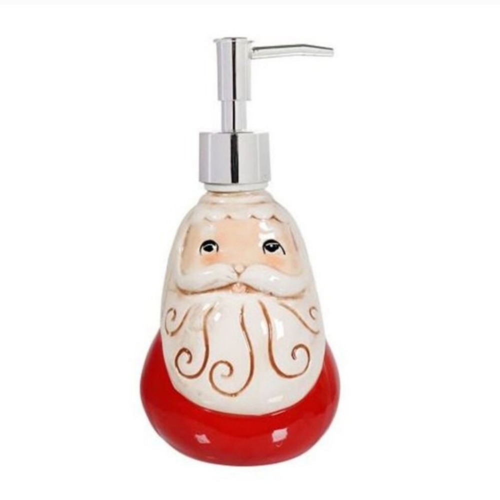 Johanna Parker Retro Christmas‎ Santa Claus Soap Pump Dispenser